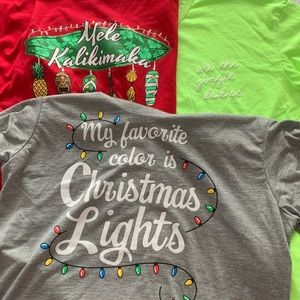 Bundle of Christmas t-shirts